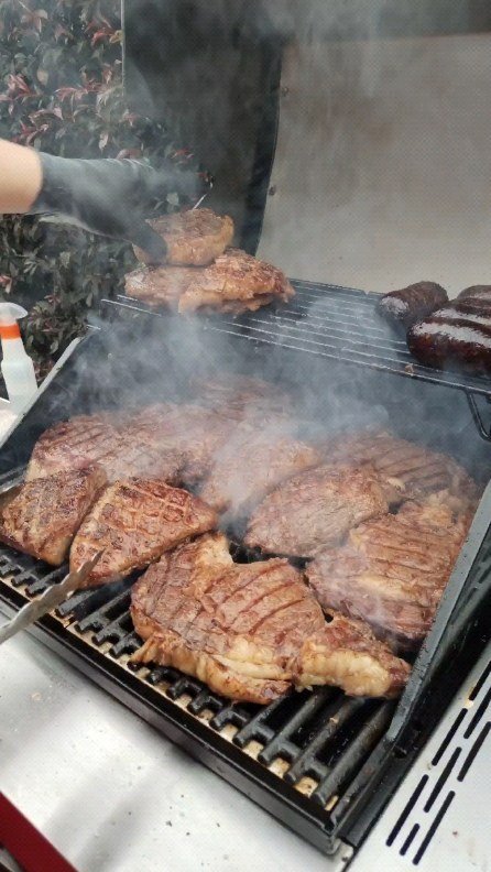 Parrilla de carbón